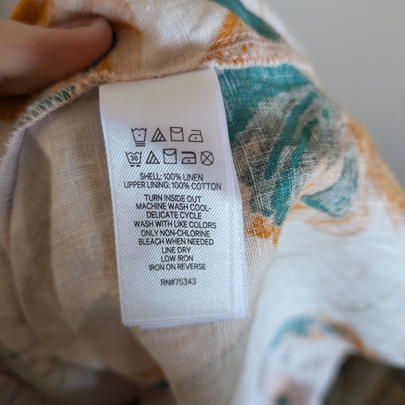 Rachel Zoe Linen A-line Sundress With Pockets - Picture 9 of 9